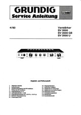 Service Schema für Grundig SV 2000