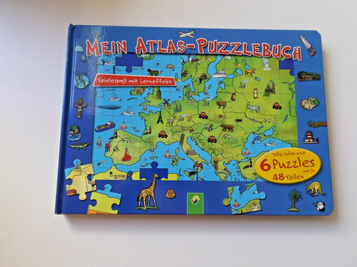 Mein atlas puzzlebuch 6 - mein, atlas-puzzlebuch