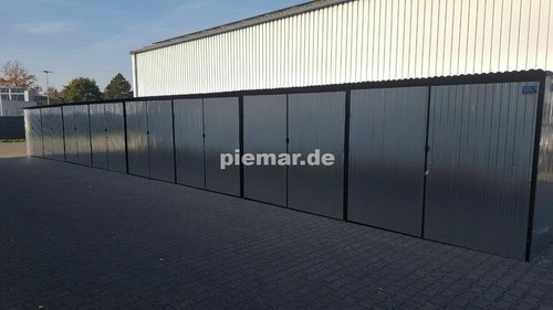 Blechgarage 20x6m verzinkt