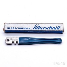 Glasschneider Silberschnitt mit OVP Made in Germany  | Blau