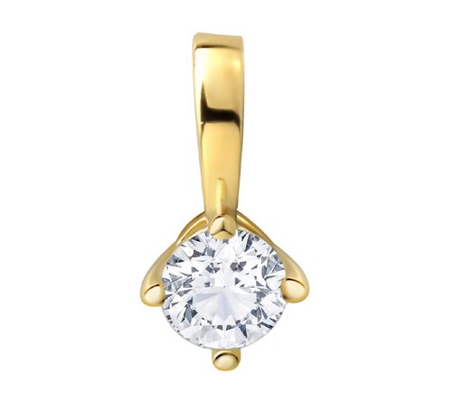 Echt gold 585 solitär - 585,