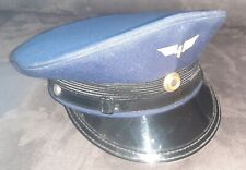 BRD Privatbahn Schirmmütze mit Sturmriemen, um 1973, Folgende Größen 54, 56, 57 