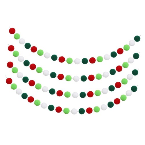Wollfilz kugelgirlande bunter - wollfilz-kugelgirlande,,