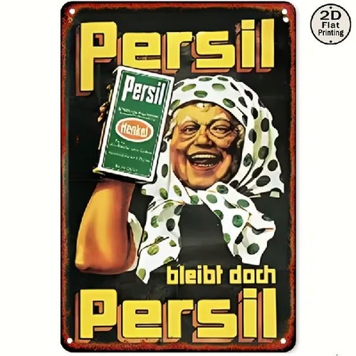 Blechschild persil bleibt - persil,