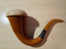 Calabash Kürbis-Pfeife mit Meerschaumeinsatz ohne Filter