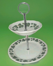 zweistöckige Etagere Teller