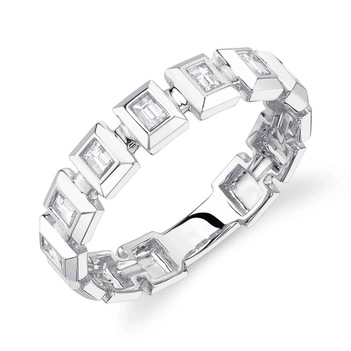 14k weiss gold baguetteschliff - gold,