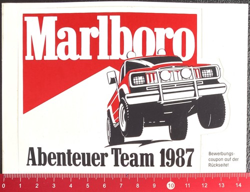 Marlboro aufkleber sticker - marlboro, aufkleber/sticker
