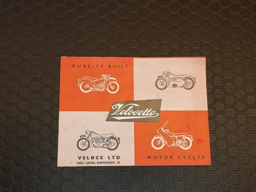 Velocette flyer prospekt klein - prospekt,