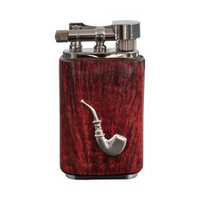 Mastro de Paja, Mastero Pipa Smooth Burgundy, Pfeifenfeuerzeug