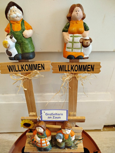 Bauernpaar-Dekostecker