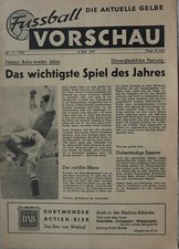 Fussball-Programmheft   56/57   OL    Borussia Dortmund - Rot Weiß Essen