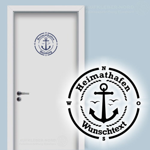 Heimathafen wunschtext 30cm - heimathafen,