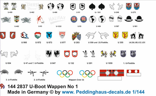 Peddinghaus decals 144 2837 - 1:144,