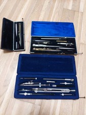 Zirkelkasten Set 3 St. Alte Antik