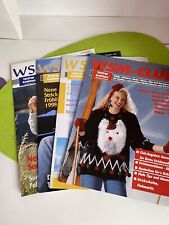 4 Stck. WSM Club Hefte für die brother Strickmaschine -Zubehör-