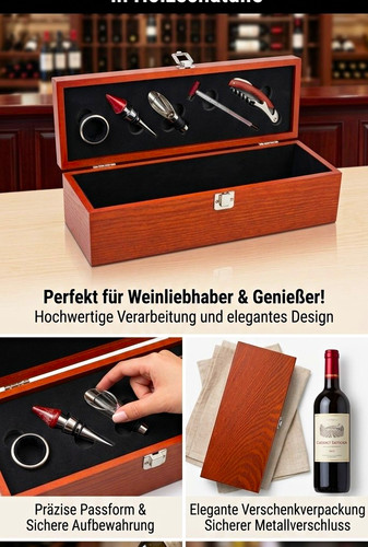 Tlg wein zubehör - 5-tlg., wein-zubehör-set