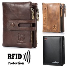 Echt-Leder Geldbörse Herren