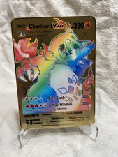 Charizard Pokemon Metall Karte