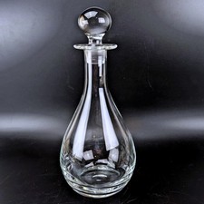 Glashütte Eisch Glas Karaffe signiert signed Glass Carafe Decanter ca. 30,5cm
