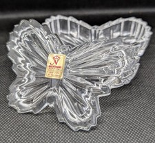 Nachtmann Bleikristall Schale mit Deckel – Schmetterling, 8 cm – W. Germany,...