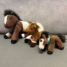 3 x Plüsch Pferd Die