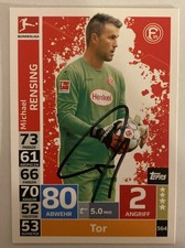 Michael Rensing Fortuna Düsseldorf Topps Match Attax 2018-2019 Original signiert