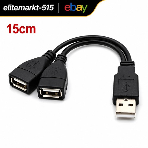 Usb stecker auf 2 - stecker,