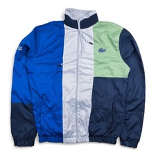 Lacoste Windbreaker Jacke Herren M Trainingsjacke Colorblock Vintage Retro 