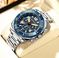 Herren Chronograph Uhr Quarz