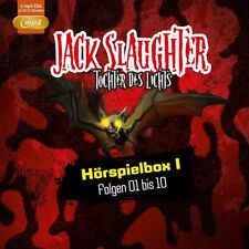 JACK SLAUGHTER - TOCHTER DES LICHTS - HÖRSPIELBOX I: FOLGE 01-10  2 MP3 CD NEU