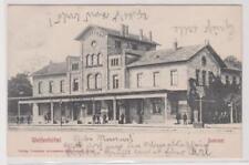900059 Ak Wolfenbüttel Bahnhof Bahnsteigansicht 1905