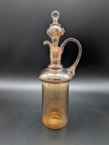 Glas karaffe bernsteinfarben - karaffe,