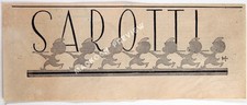 Art Deco Schriftzug SAROTTI