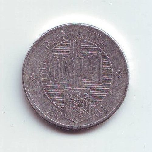 Rumänien 1000 lei 2001 - -,