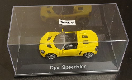 Opel speedster gelb - speedster, modellauto