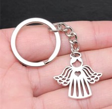 Schutzengel mit Herz Schlüsselanhänger Glücksbringer Anhänger Geschenk