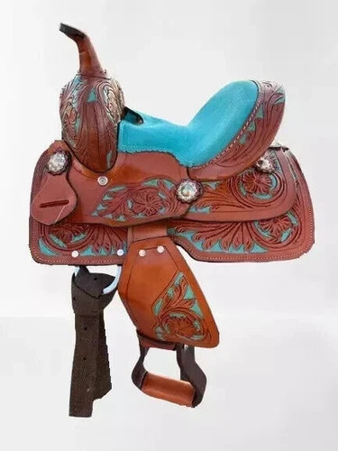 Zoll türkiser western pferd - türkiser,
