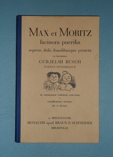 Max moritz wilhelm busch - et, v.
