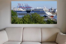 Leinwandbild: Die AIDA Sol im Hafen Hamburg - Fotos Bilder Wandbilder Poster