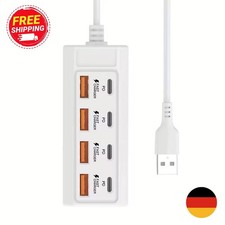 8-Port USB-Ladehub 25W PD |