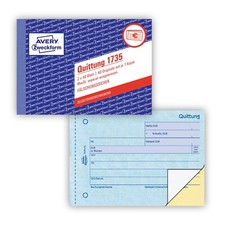 1 - 8 Stk - AVERY Zweckform Quittung 1735 selbstdurchschreibender Quittungsblock
