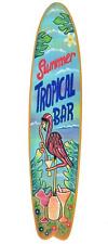 Surfboard 100cm Deko Surfbrett Summer Tropical BarTiki Bar style Flamingo Bali