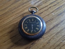Rotguss Taschenuhr Monogramm