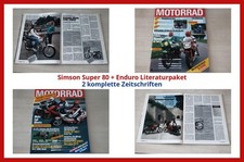 Simson Super 80 + Enduro Literaturpaket - 2 komplette Zeitschriften