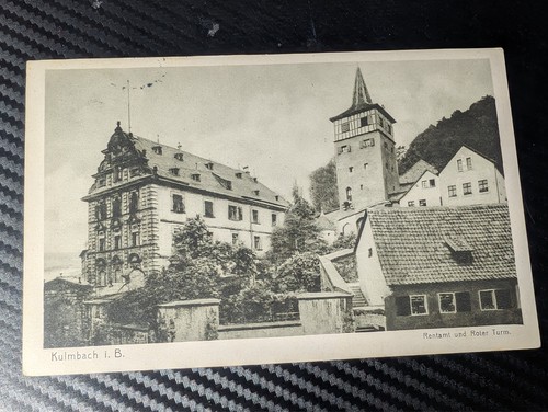 Kulmbach 1928 rentamt roter - ak,