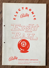 Bally Eight Ball Manual deutsch / Flipper Pinball
