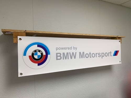Bmw motorsport banner oldtimer - motorsport,
