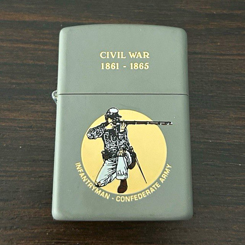 Zippo feuerzeug grau civil - feuerzeug, war