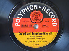 78rpm Polyphon Record SCHWARZ ROT GOLD DEUTSCHLAND Sonderlabel - Marsch